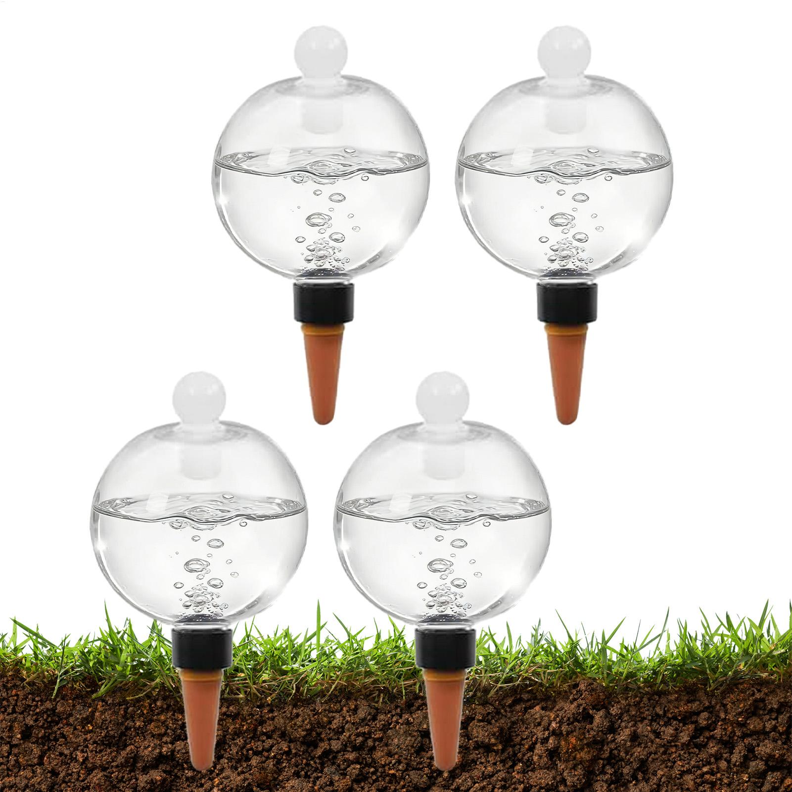 Automatic Plant Waterer - Pflanzenbewässerungskugeln, 4 Stück, 500 ml, transparente