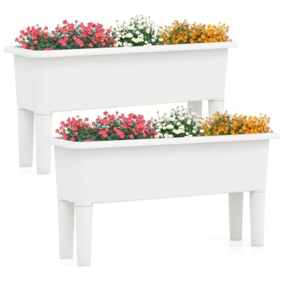 Self-Watering Planter - Hochbeete für den Außenbereich, 2er-Set, selbstbewässernde
