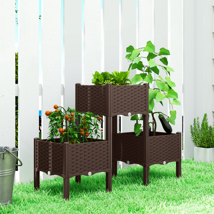 Kunststoff-Hochbeet mit Beinen – Self-Watering Planter Bewertung und Preis