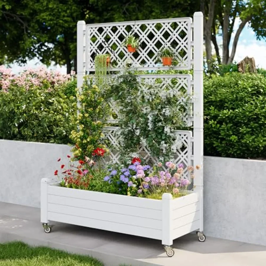 Gartenbeet mit Rankhilfe, selb – Self-Watering Planter Bewertung und Preis